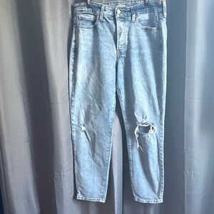 Old Navy O.G straight high-rise ripped jeans size 10